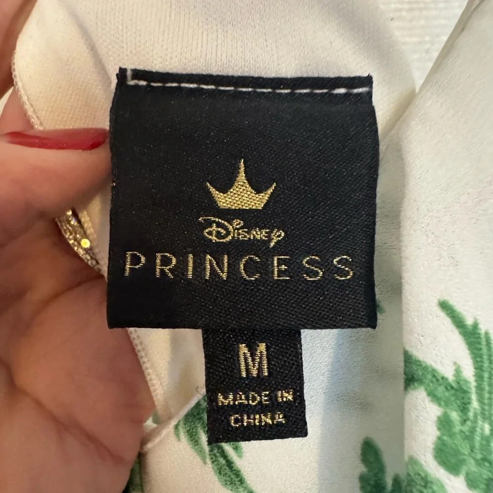 Disney Princess Maxi Dress Floral Ruffle Halter | Size Medium | Cottagecore - Picture 5 of 6